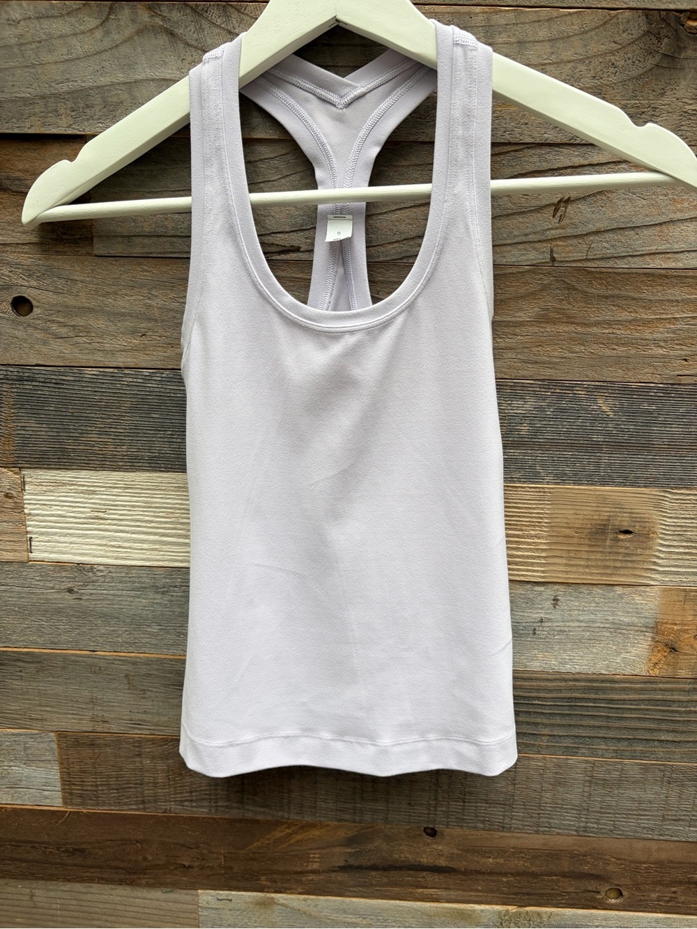 lululemon athletica White Racerback Performance Tank